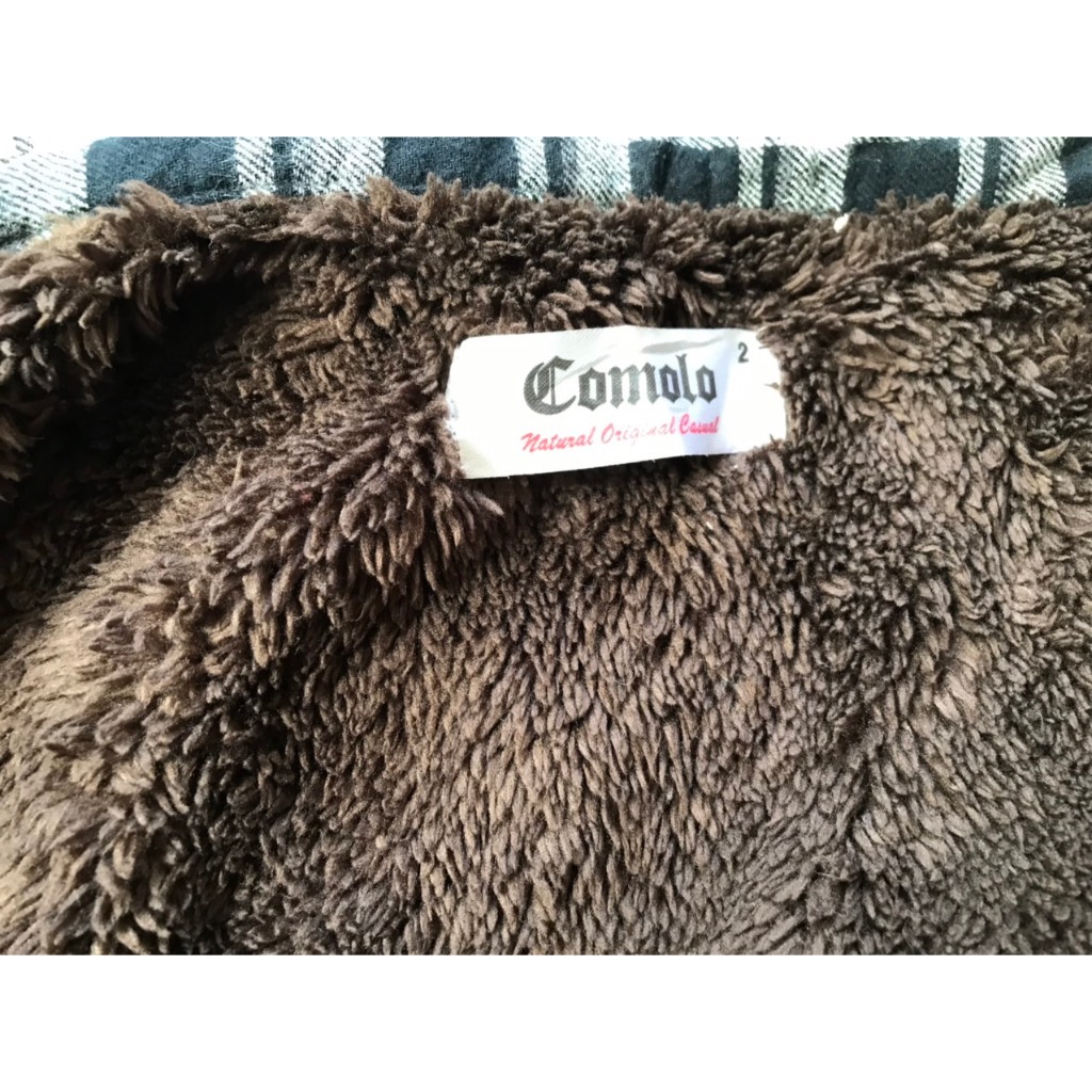 Áo Khoác Sơmi Lót Lông Hoạ Tiết Caro Trắng Đen, Áo khoác Nam Nữ Form Rộng Thụng Thời Trang