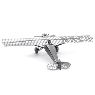 đồ chơi lắp ráp mô hình mini 3d kim loại , Máy Bay Spirit of St, đồ chơi xếp hình