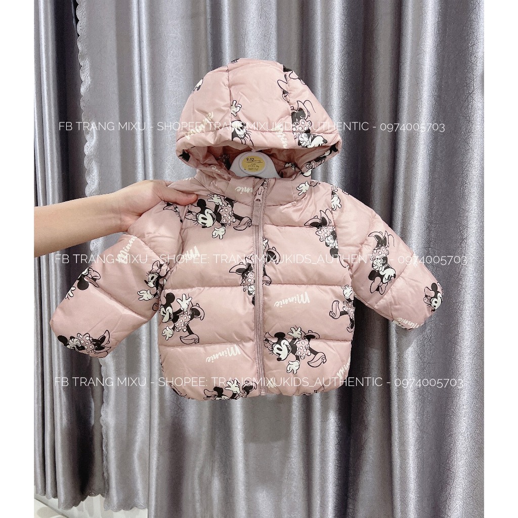 Áo khoác phao ấm bé trai bé gái HM Auth