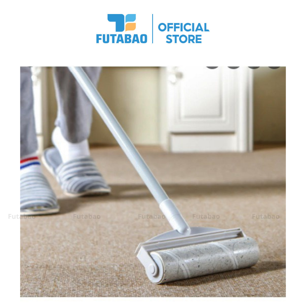 Cây Lăn Bụi Đa Năng Có Thể Tùy Chỉnh Chiều Dài Tay Cầm, Cây Lăn Lông Lăn Bụi Thông Minh Cho Gia Đình