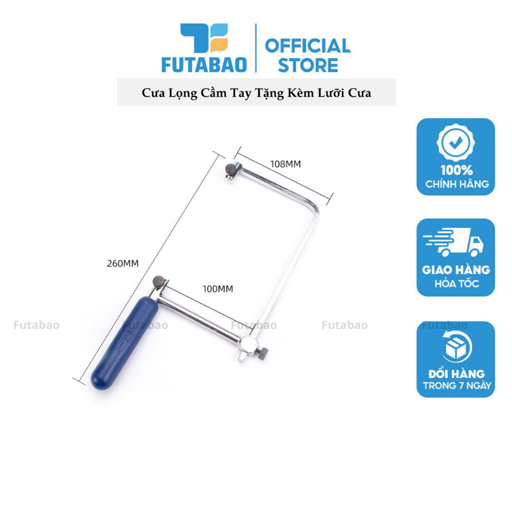 Cưa Lọng Chỉ Cầm Tay Tặng Kèm Lưỡi Cưa Tiện Lợi