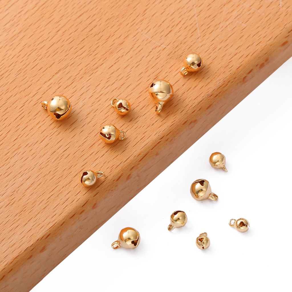 Chuông Nhỏ Mạ Vàng Làm Vòng Tay / Lắc Chân Thủ Công DIY