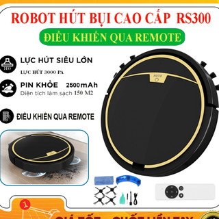 Robot Hút Bụi Lau Nhà RS300 Đa Năng Ba Trong Một Cảm Biến Chống Rơi Cầu Thang Cho Mọi Gia Đình