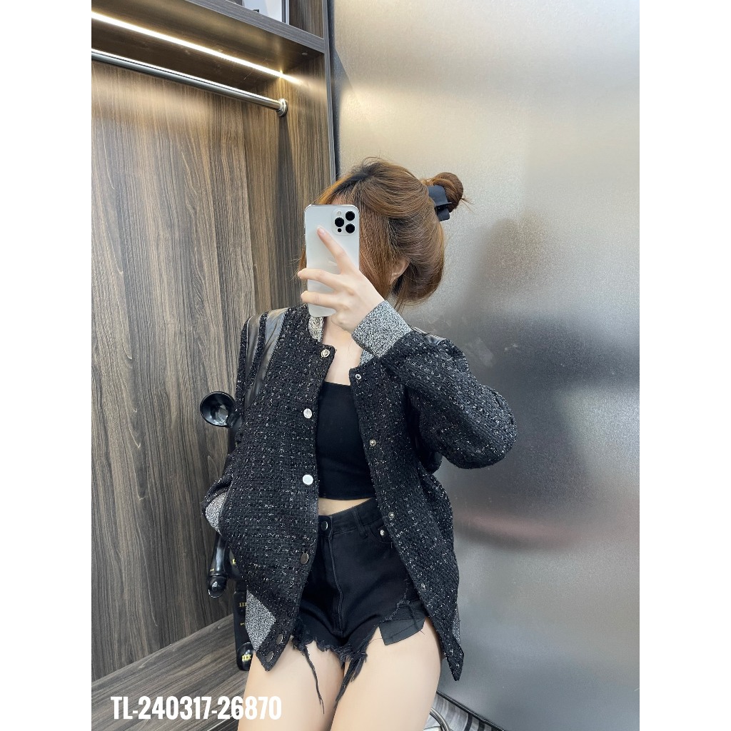 🔥Hot🔥Áo khoác bomber GVC bo kim tuyến thiết kế hot trend Nam nữ New 2023