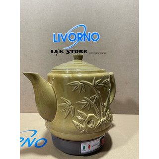 Siêu sắc thuốc GỐM SỨ BÁT TRÀNG LIVORNO 2.8 lít – LVR ST [ SEN TRÚC ] - Kèm Vòng Sứ