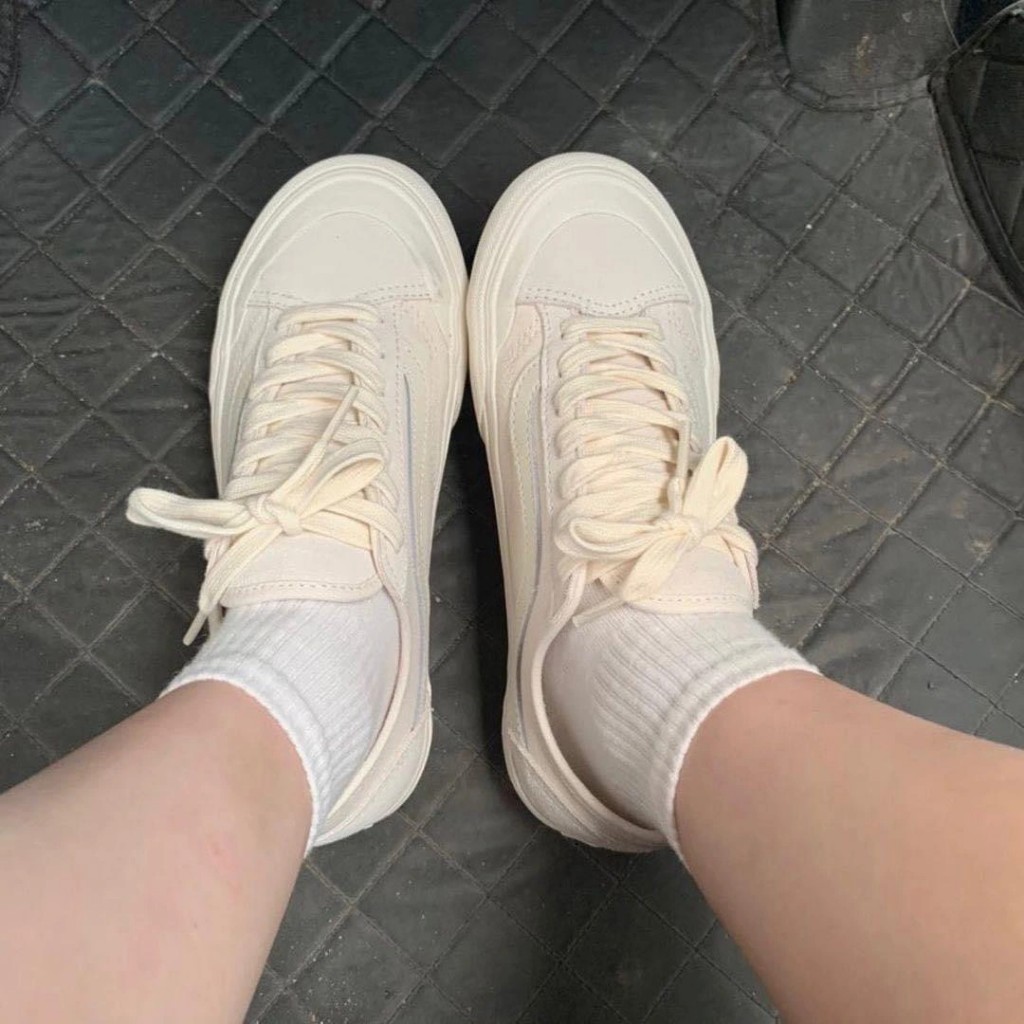 Giày sneakers Vans Style 36 Decon Cream White - Hàng cao cấp Trung sale - NEW FULLBOX