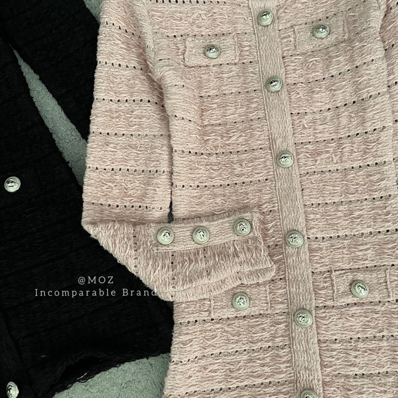 ĐẦM LEN KHUY TAY DÀI