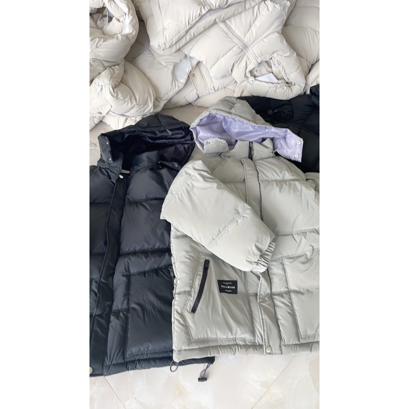 Áo phao nam nữ đều mặc được 𝑩𝑬𝑰𝑱𝑰𝑨𝑳𝑬 Áo khoác nam hàn quốc ulzzang có mũ AP002