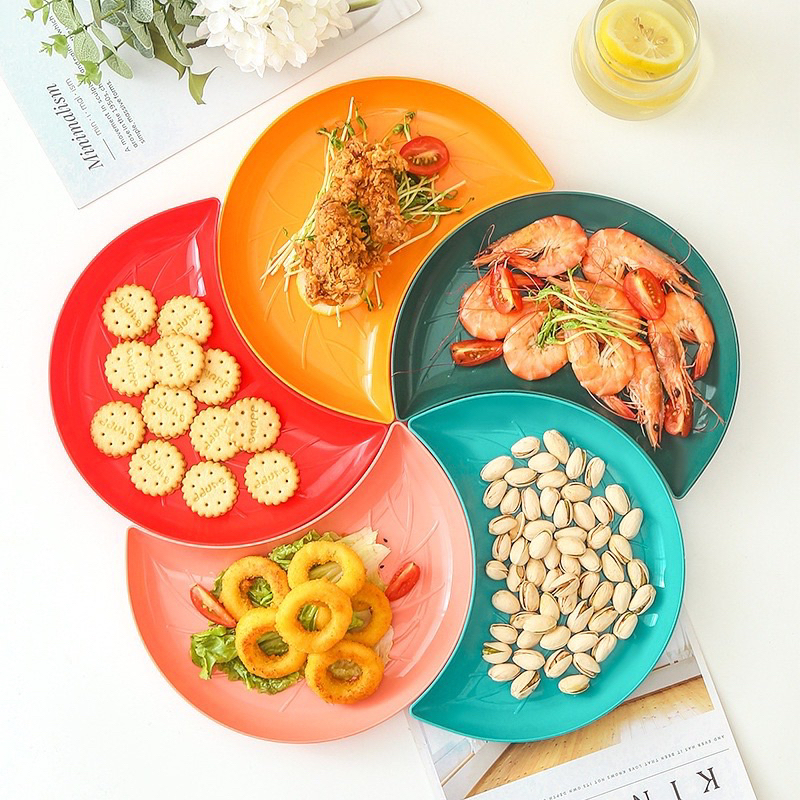 SET 5 ĐĨA BÁN NGUYỆT DECOR SIÊU XINH