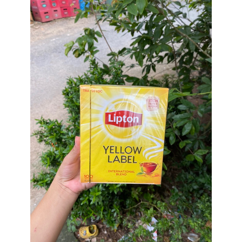 1 hộp trà lipton 100 gói