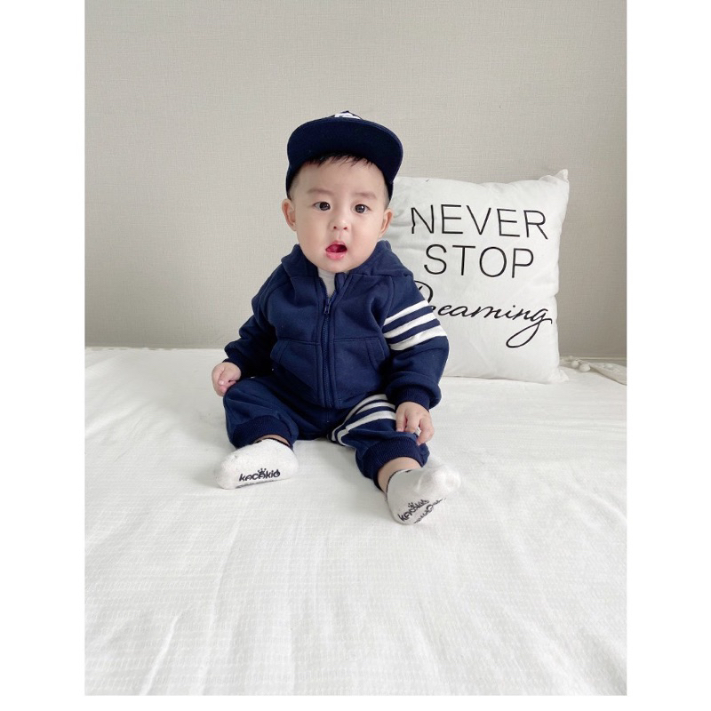 Set thome 2 chi tiết cho bé trai 7-15kg chất nỉ da cá mềm đẹp HÀNG LOẠI 1 Set bộ cho bé trai