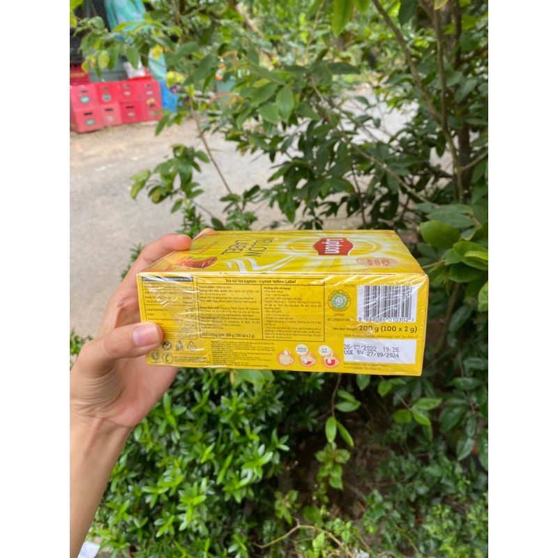 1 hộp trà lipton 100 gói