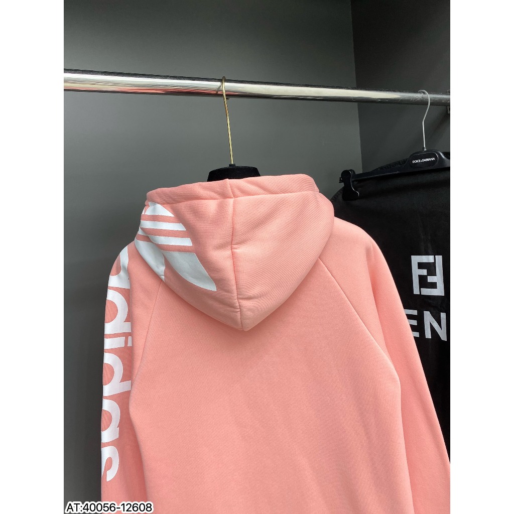 Áo Khoác Adidas Có Mũ bản Màu Hồng Cực Đẹp-Áo Hoodi Zip Adidas Hồng Cực Đẹp Siêu Hot