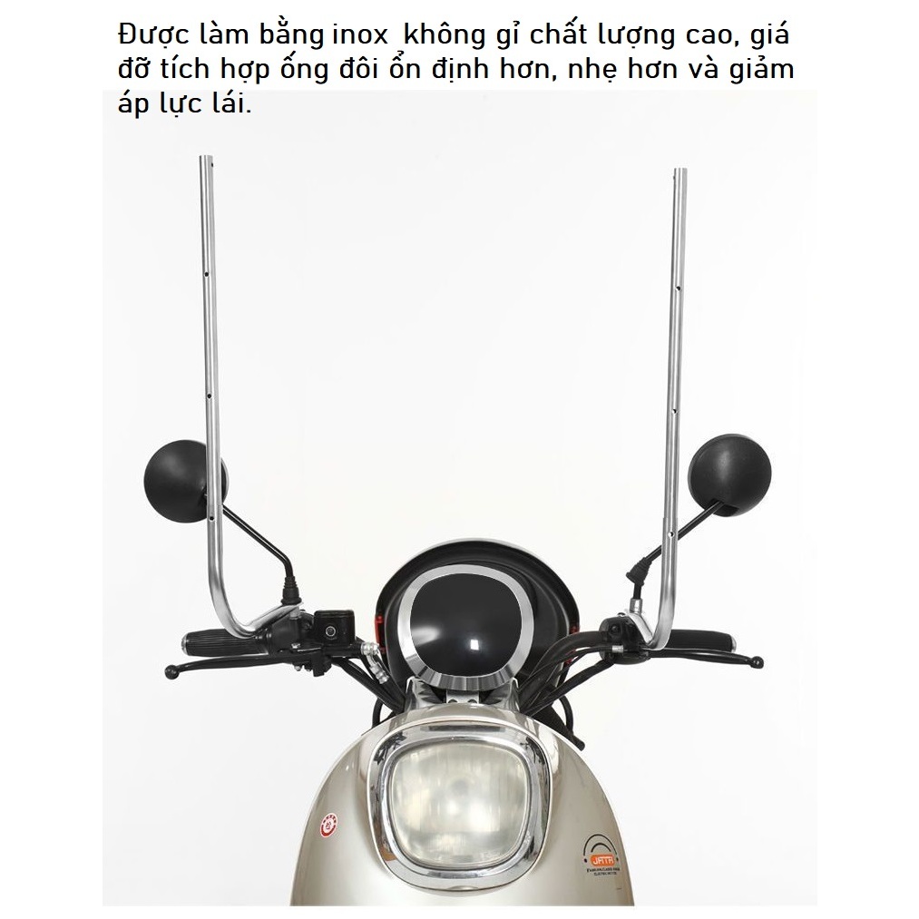 Mái che xe máy chống mưa có khung bảo vệ loại chắc chắn