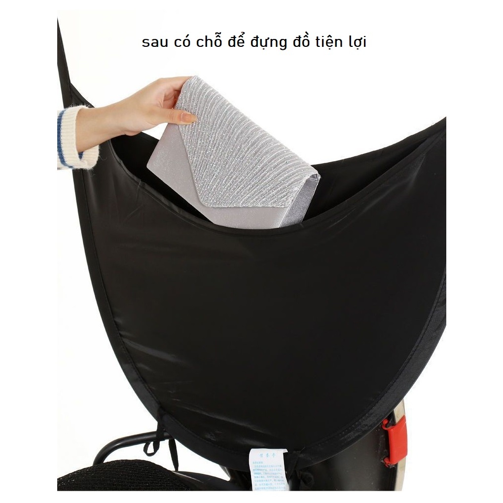 Mái che xe máy chống mưa có khung bảo vệ loại chắc chắn