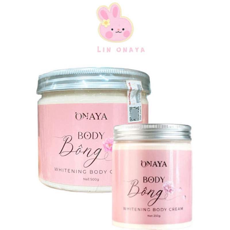 Kem Body Bông Dưỡng Da Trắng Sáng Sau 7 Ngày 3 Size