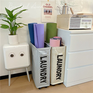Giỏ vải đựng đồ có bánh xe dễ dàng di chuyển -may.decor