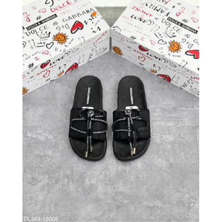 dép lê DG quai mix dây phong cách dép lê hot trend ss2023