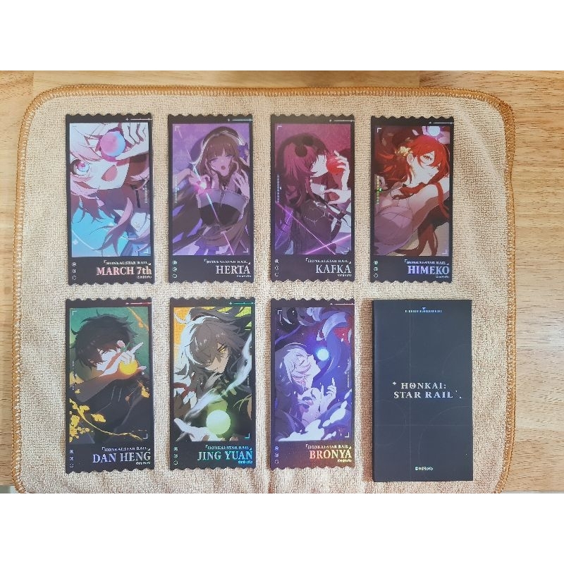 Vé Laser/ Card Laser Honkai: Star Rail Countdown