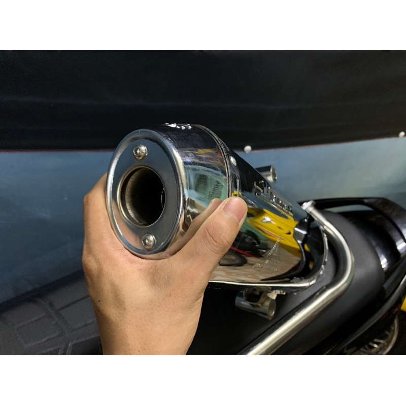 Pô 4Road Vario Click Xi Ngắn Chế Được Các Dòng Xe AB Vision Mio Novo Luvias