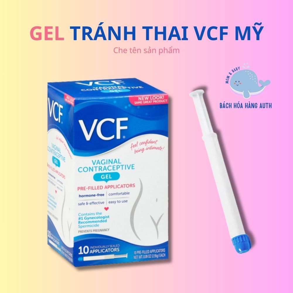 Gel tránh thai VCF - Hộp 10 ống - che tên sp