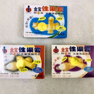 Bao cao su gân gai gold - hộp 2 cái