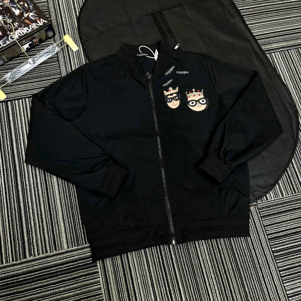 Áo Khoác Nam DG Hình Vương Miện Hàng Cao Cấp - Áo Khoác Nam DG 2 Lớp Siêu Đẹp