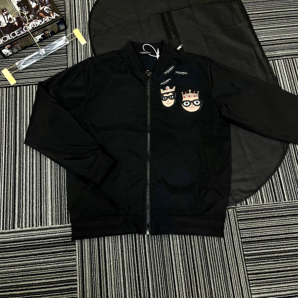 Áo Khoác Nam DG Hình Vương Miện Hàng Cao Cấp - Áo Khoác Nam DG 2 Lớp Siêu Đẹp