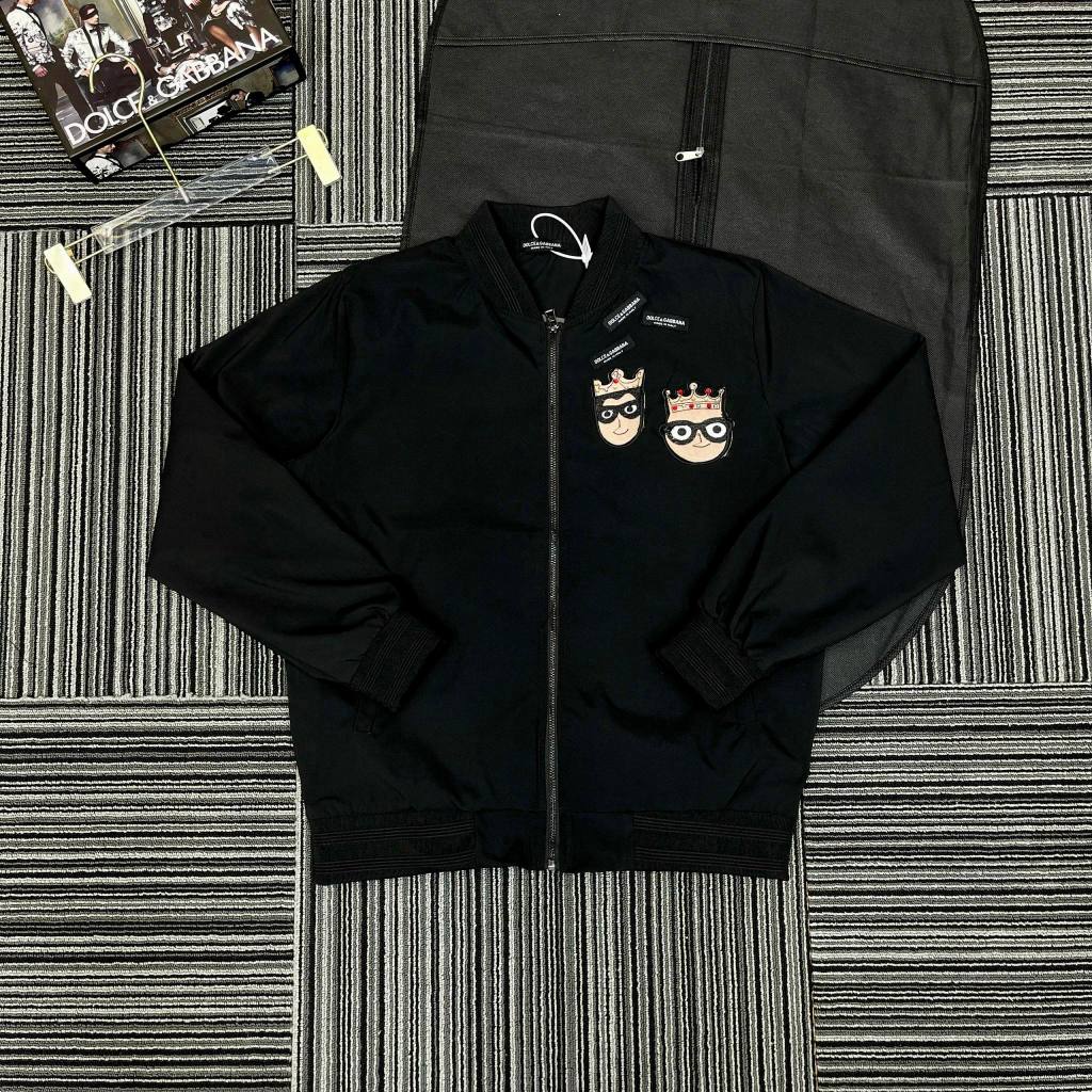 Áo Khoác Nam DG Hình Vương Miện Hàng Cao Cấp - Áo Khoác Nam DG 2 Lớp Siêu Đẹp