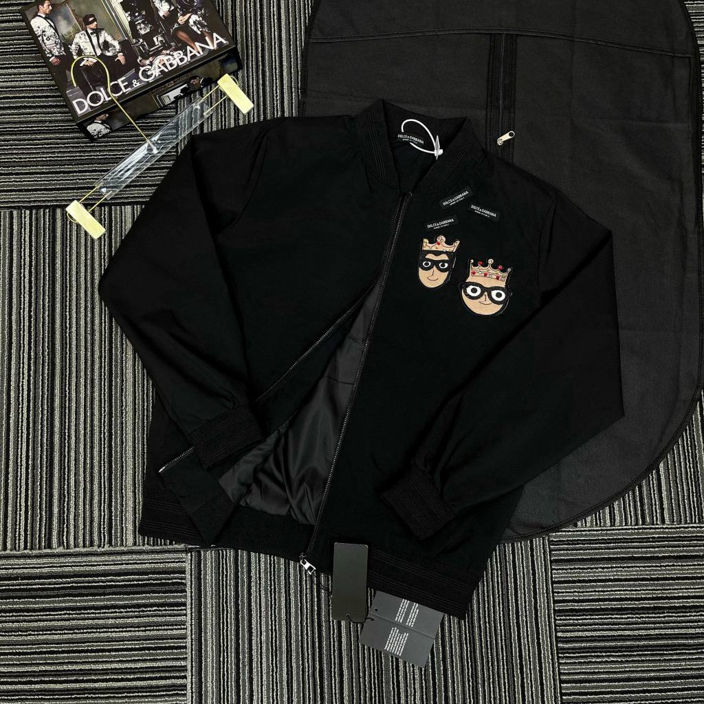 Áo Khoác Nam DG Hình Vương Miện Hàng Cao Cấp - Áo Khoác Nam DG 2 Lớp Siêu Đẹp