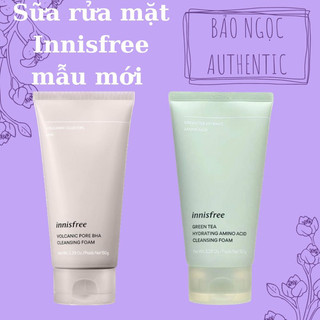 Sữa rửa mặt Innisfree trà xanh / Sữa rửa mặt tro núi lửa