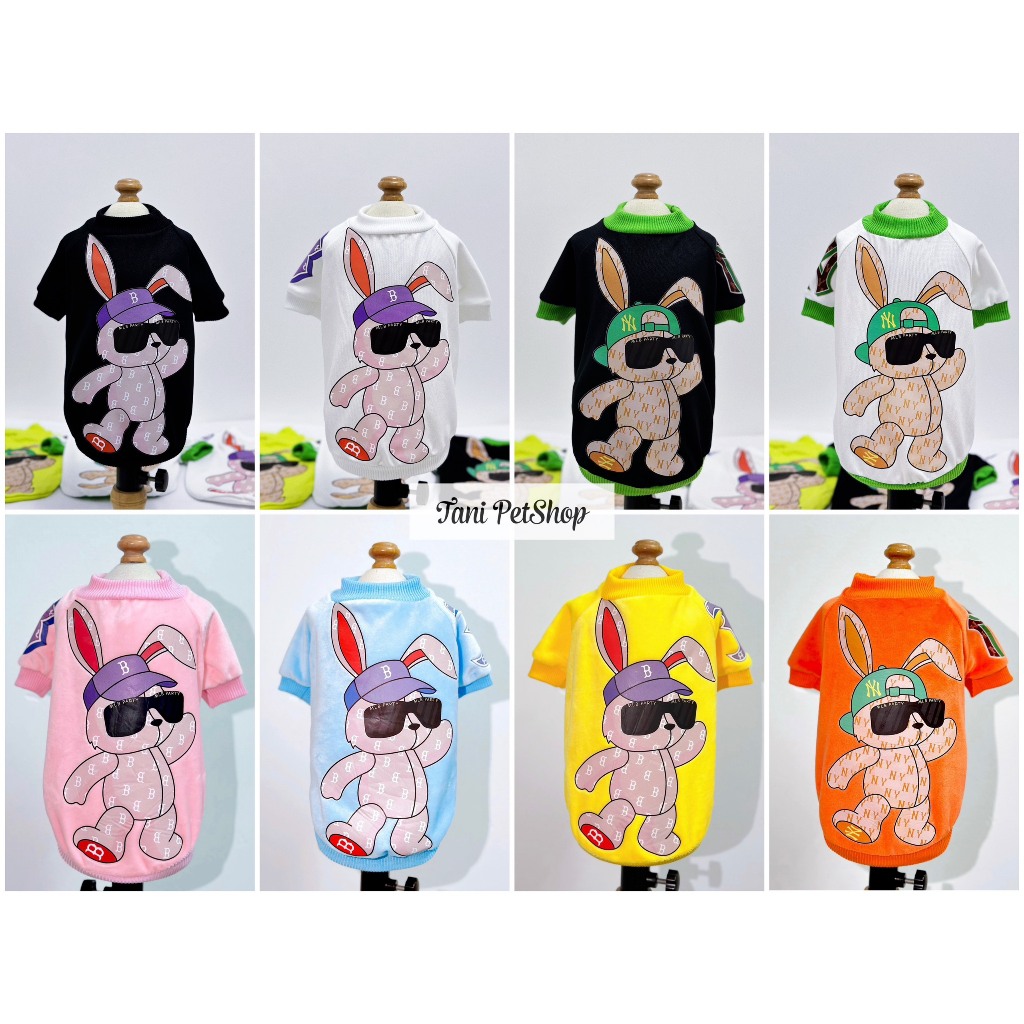 Áo Thun MLB Bear 2023 Cho Chó Mèo - Áo Giữ Ấm Cho Chó Mèo Mùa Đông Tanipetshop