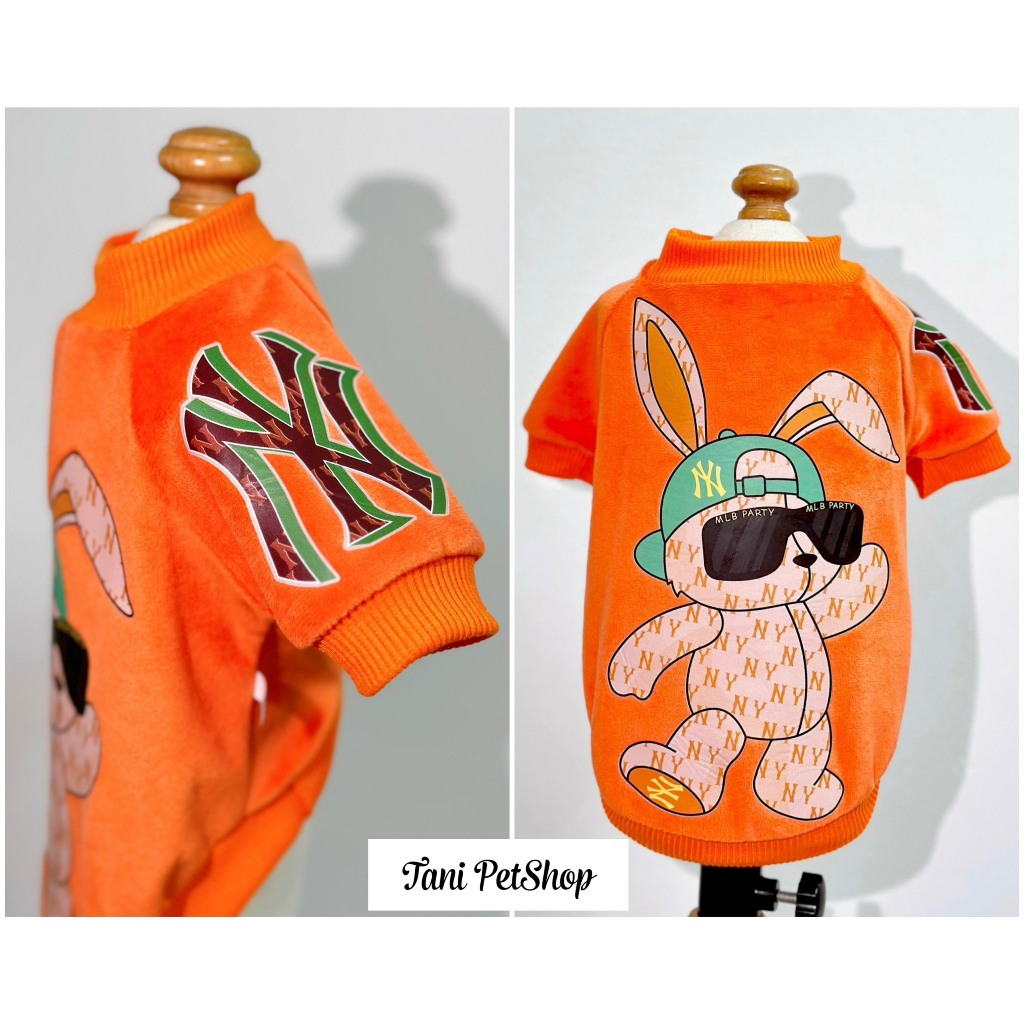 Áo Thun MLB Bear 2023 Cho Chó Mèo - Áo Giữ Ấm Cho Chó Mèo Mùa Đông Tanipetshop