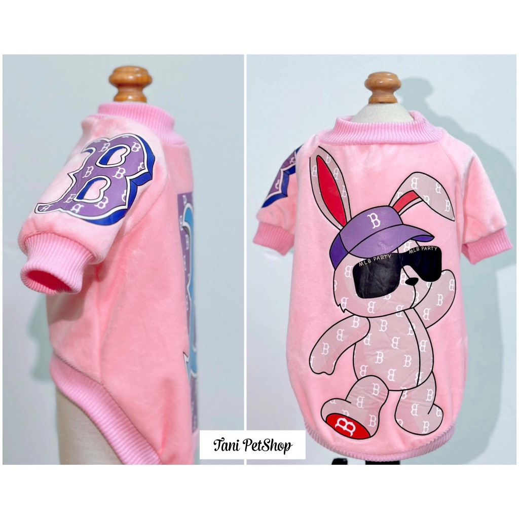 Áo Thun MLB Bear 2023 Cho Chó Mèo - Áo Giữ Ấm Cho Chó Mèo Mùa Đông Tanipetshop