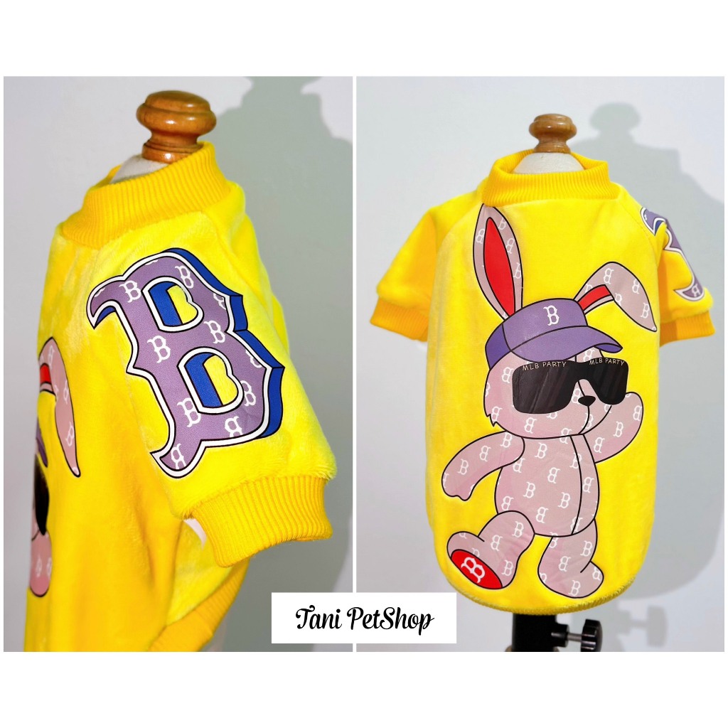 Áo Thun MLB Bear 2023 Cho Chó Mèo - Áo Giữ Ấm Cho Chó Mèo Mùa Đông Tanipetshop