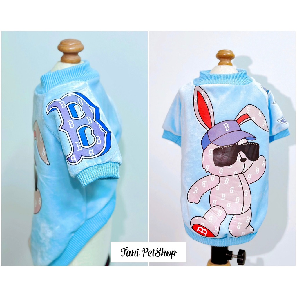 Áo Thun MLB Bear 2023 Cho Chó Mèo - Áo Giữ Ấm Cho Chó Mèo Mùa Đông Tanipetshop