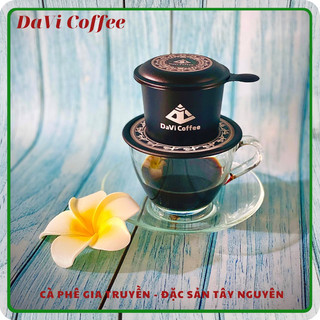 Davi coffee phin cà phê màu đen cao cấp phin pha cà phê thương hiệu davi coffee phin pha cà phê ngon phin nhôm phin inox