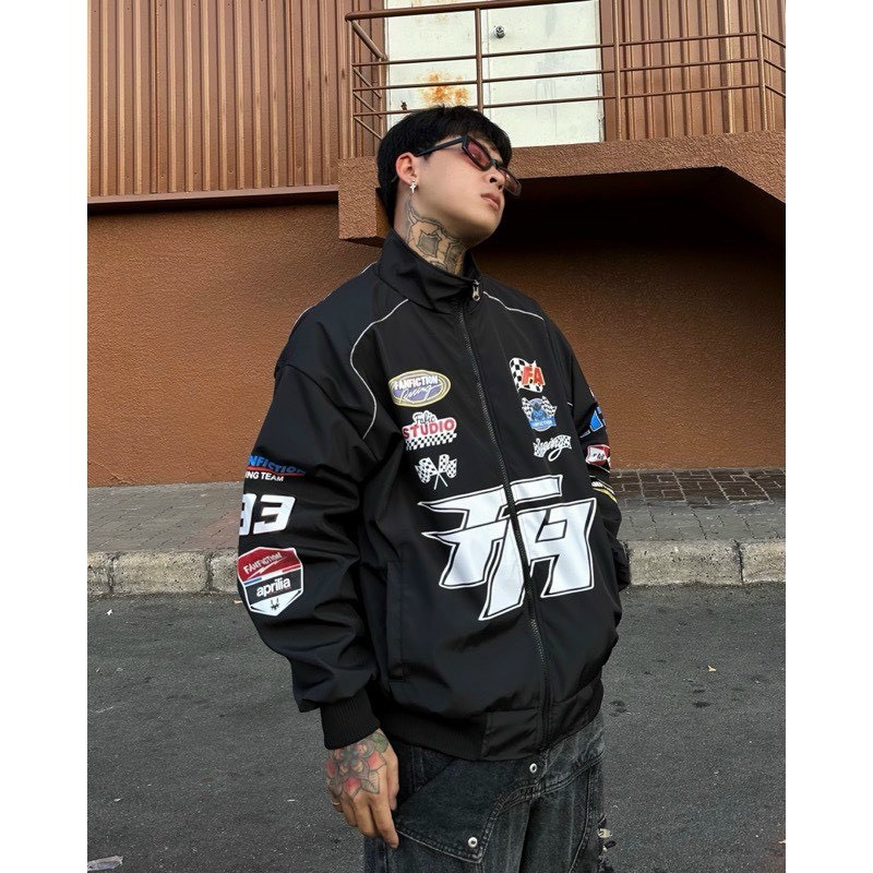 Áo Khoác Dù FAFIC SPEEDOMETER CHEWCHILL, Áo Khoác Biker Racing Fafic Studio Nam Nữ Unisex