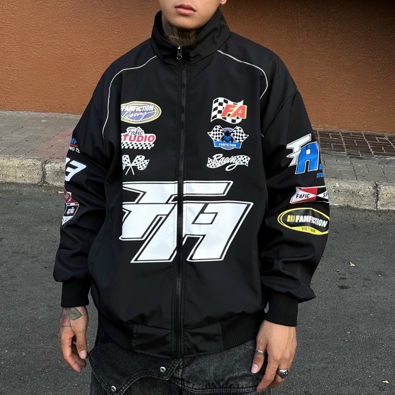 Áo Khoác Dù FAFIC SPEEDOMETER CHEWCHILL, Áo Khoác Biker Racing Fafic Studio Nam Nữ Unisex