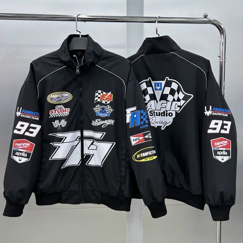 Áo Khoác Dù FAFIC SPEEDOMETER CHEWCHILL, Áo Khoác Biker Racing Fafic Studio Nam Nữ Unisex