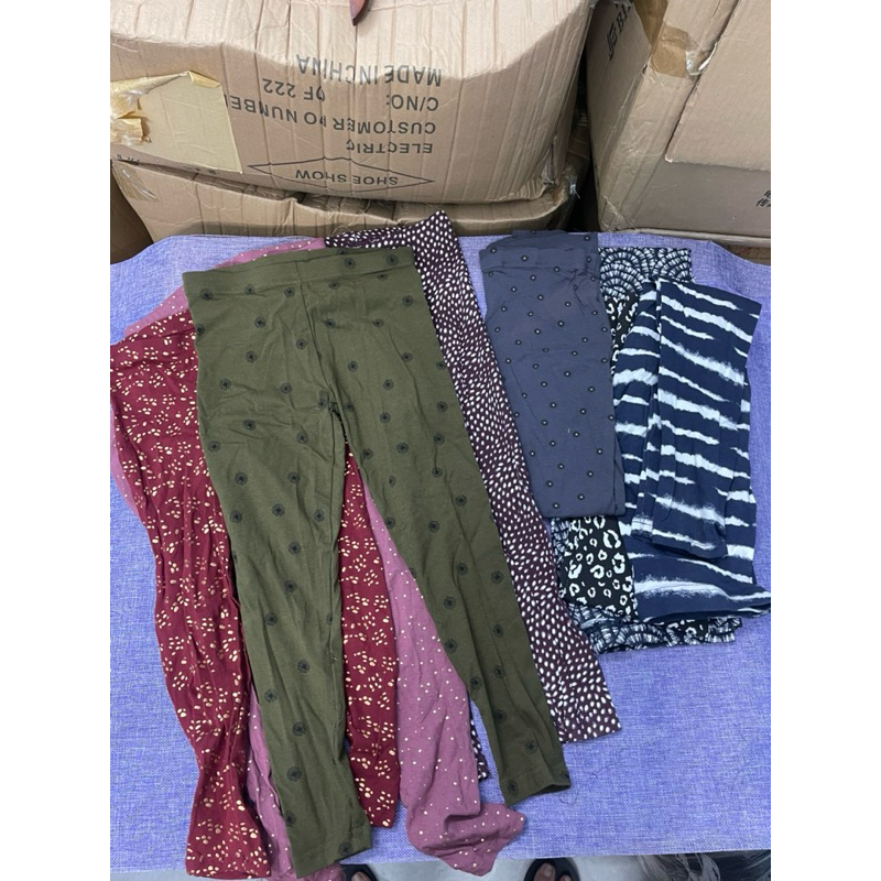 Quần legging thun bé gái AK 7-16 tuổi