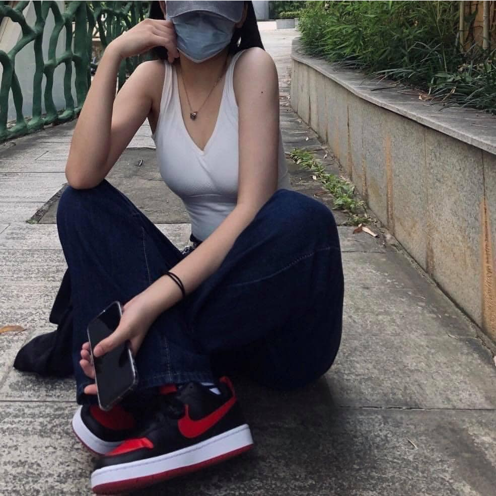 Giày NIKE COURT BOROUGH LOW "BRED"