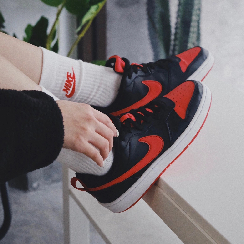 Giày NIKE COURT BOROUGH LOW "BRED"
