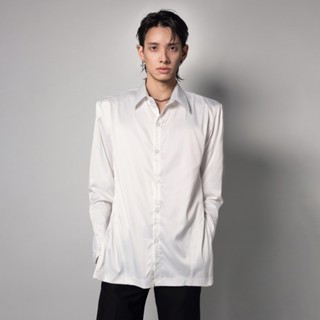 ÁO SƠ MI ĐỘN VAI - ESAM SHIRT - WHITE