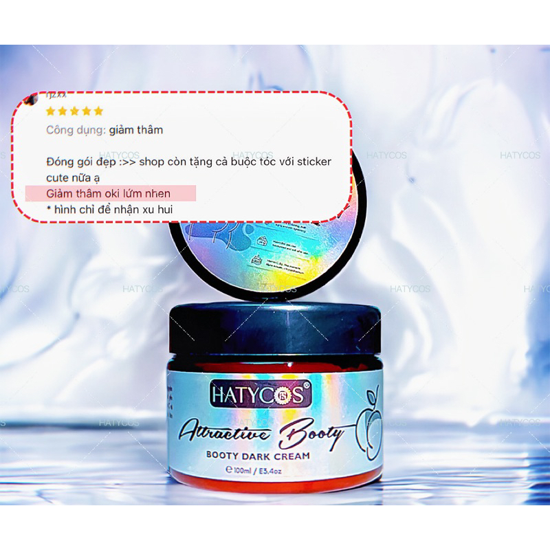 Kem Siêu Dưỡng Trắng Mông HATYCOS Duỡng ẫm Mờ Thâm mông Bẹn , Khuỷ tay và chân