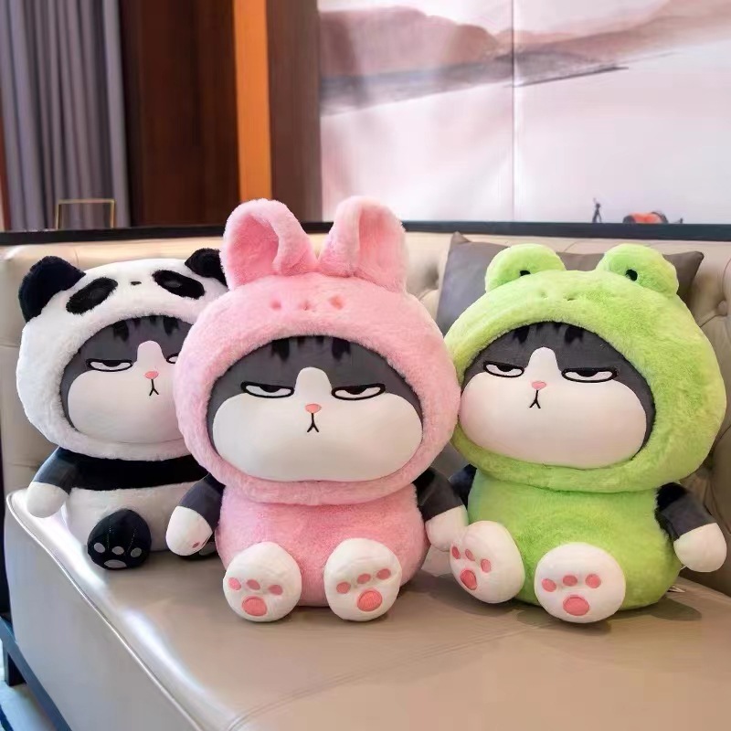 Gấu Bông Mèo Hoàng Thượng Cosplay, Hàng Cao Cấp Mềm Mịn Size MEILI STORE