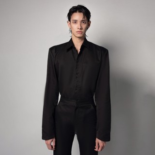 ÁO SƠ MI ĐỘN VAI - ESAM SHIRT - BLACK