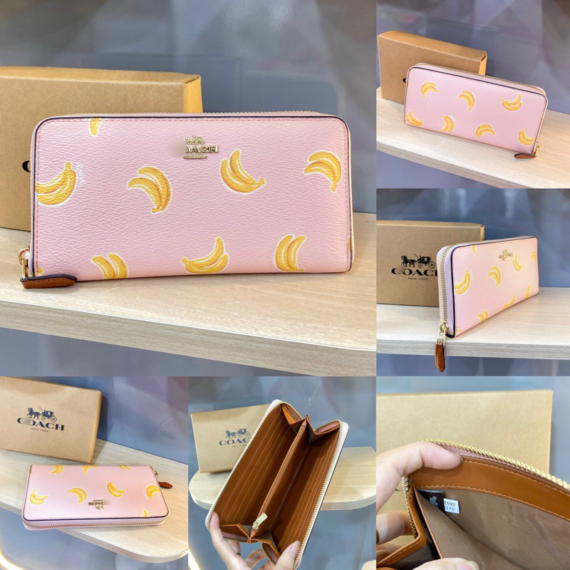 Ví C0ach Long Zip Around dư xịn