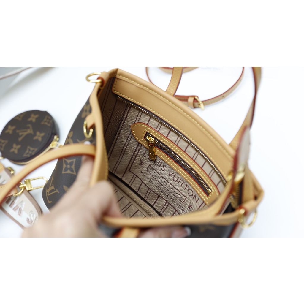 TÚI LV NEVERFULL SZ19 DA THẬT