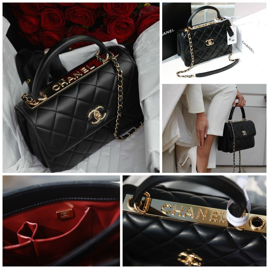 TÚI CHA NEO TRENDY QUAI XÁCH LOGO NỔI SZ24 DA THẬT